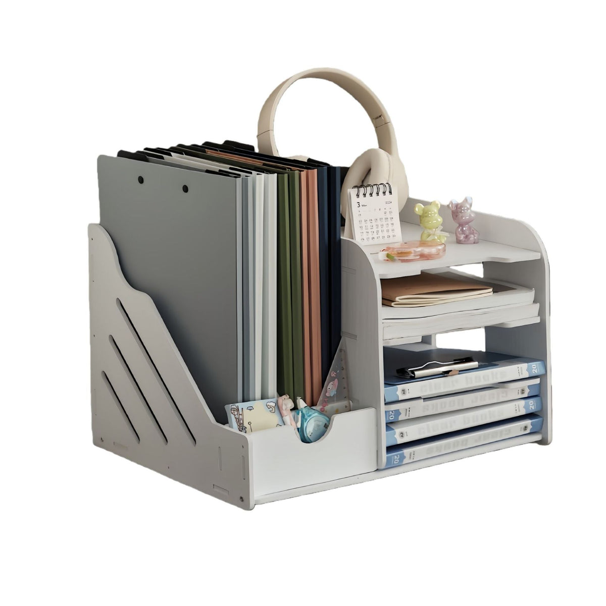A4 Desktop File Organizer Multi-Layer Document Storage Rack
