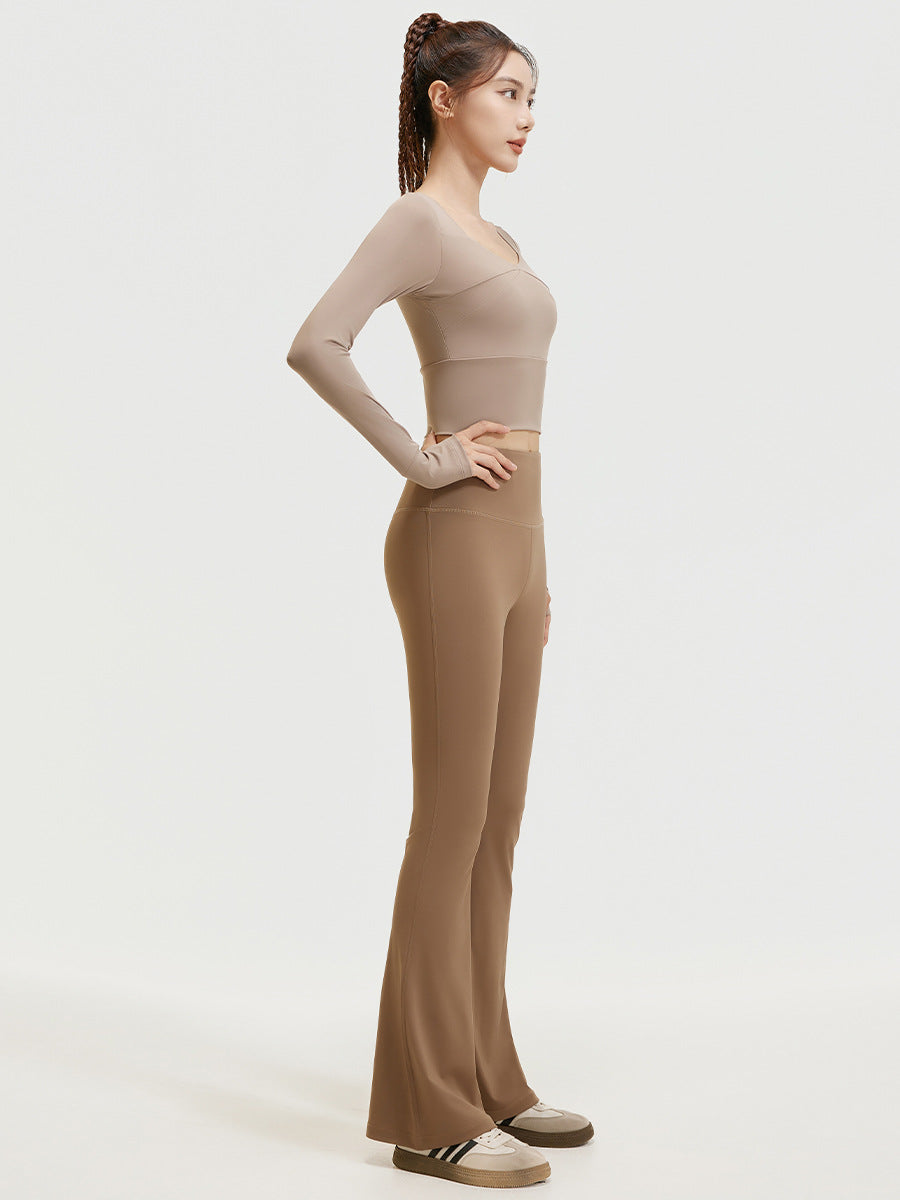 Juyitang High-Elastic Naked-Feel Slimming Yoga and Fitness Set