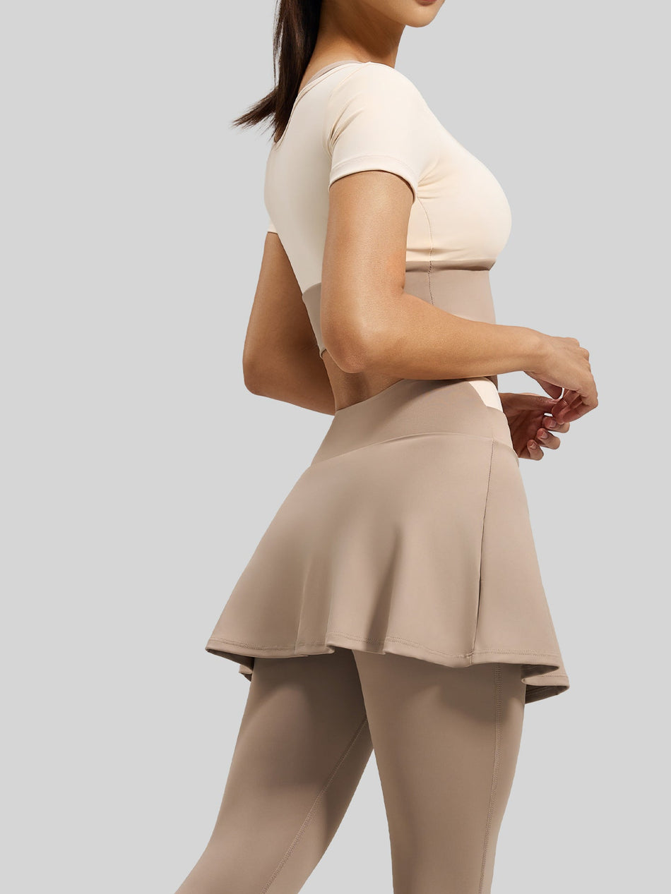 Juyitang Fake Two-Piece Hip-Lifting Sports Suit