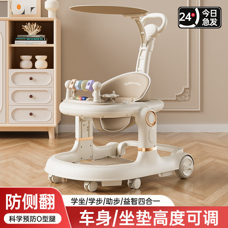 Multifunctional Baby Walker Stroller with Anti-Rollover Design