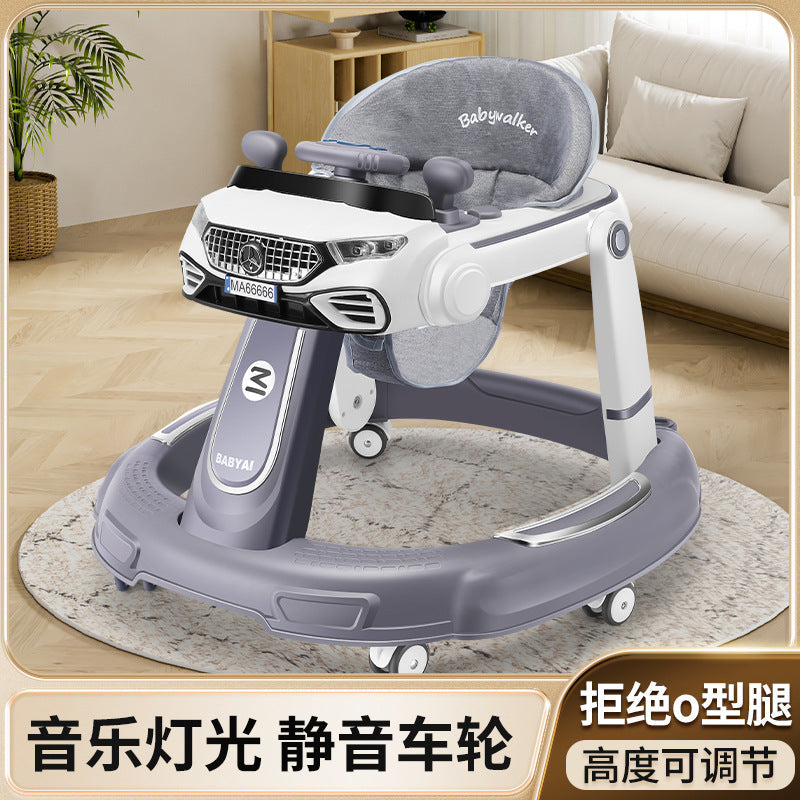 Anti-Rollover Baby Walker Stroller for Boys and Girls