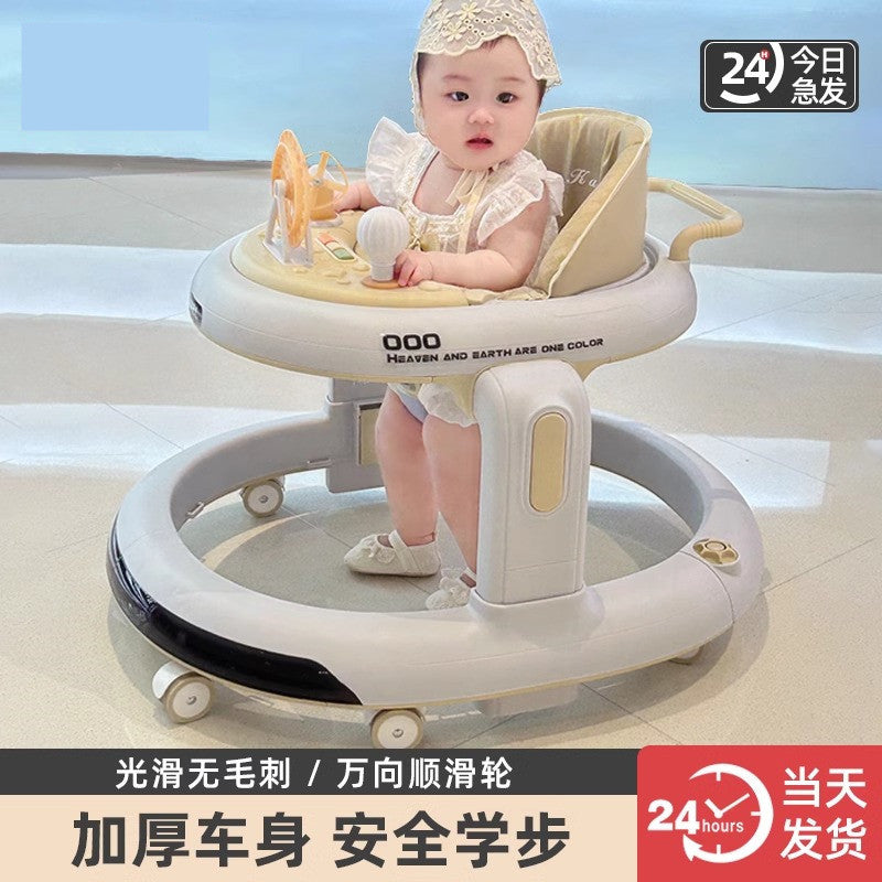 Musical Baby Walker with Anti-Rollover Design for Infants