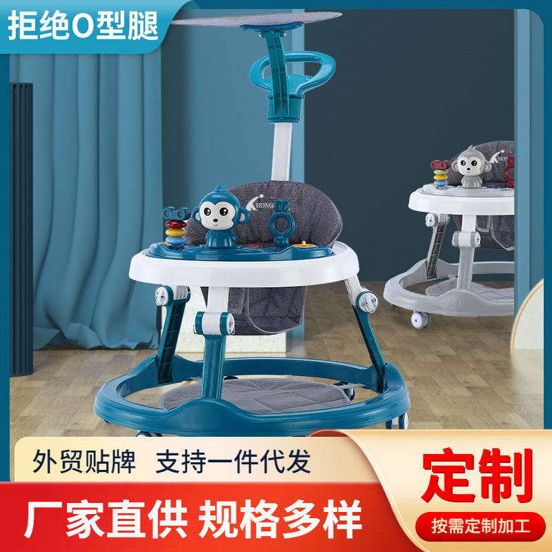 Musical Baby Balance Walker with Anti-Rollover Support