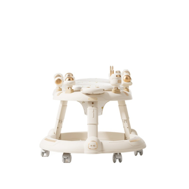 Multifunctional Baby Walker with Anti-Rollover Support for