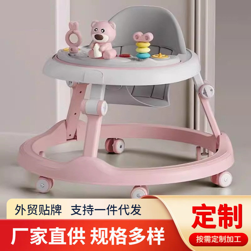 Musical Baby Walker with Anti O-Leg Support and Push Assist