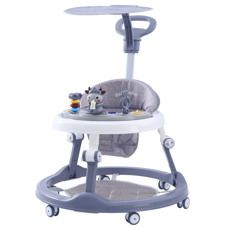 Musical Baby Walker with Anti O-Leg Support and Push Assist