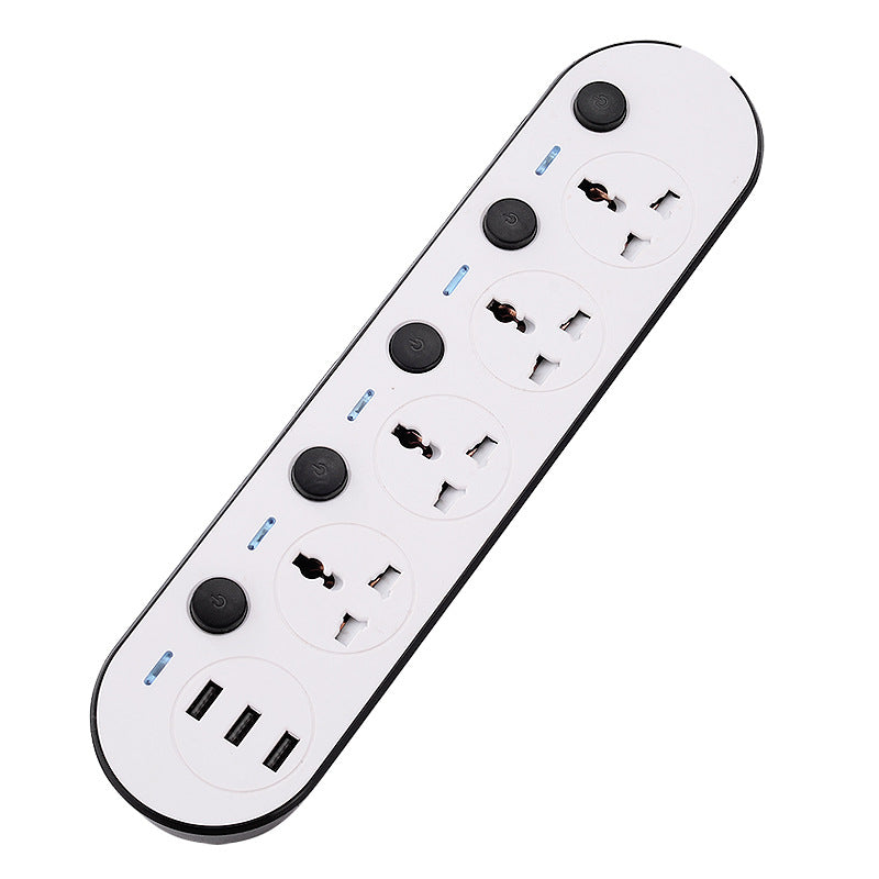 British Standard Multi-Switch USB Fast Charging Power Strip