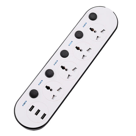 British Standard Multi-Switch USB Fast Charging Power Strip