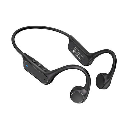 X57 Bone Conduction Bluetooth Headphones with 10-Hour Battery in Black