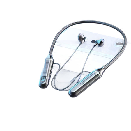 Wireless Neckband Sports Bluetooth Headphones with Noise Reduction in Black