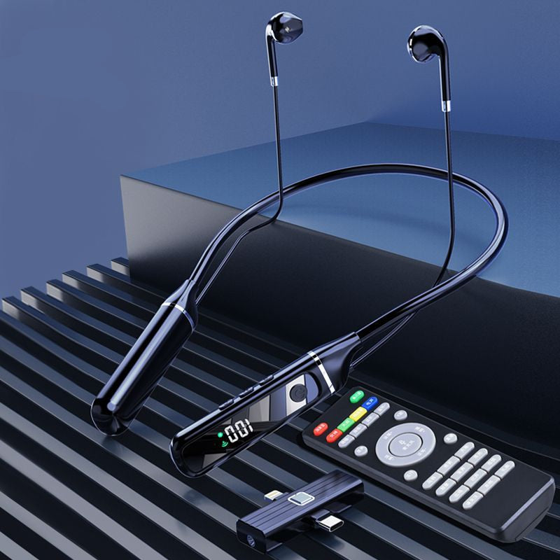 K Song 5.3 Bluetooth Headset with Built-in Sound Card Receiver in White