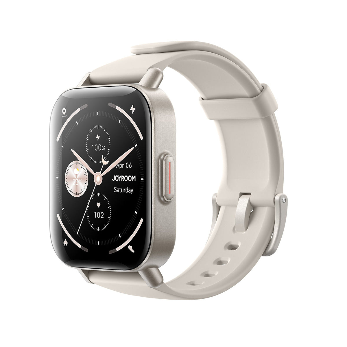 Waterproof Smartwatch with Bluetooth Calling and Touch Display in Gold