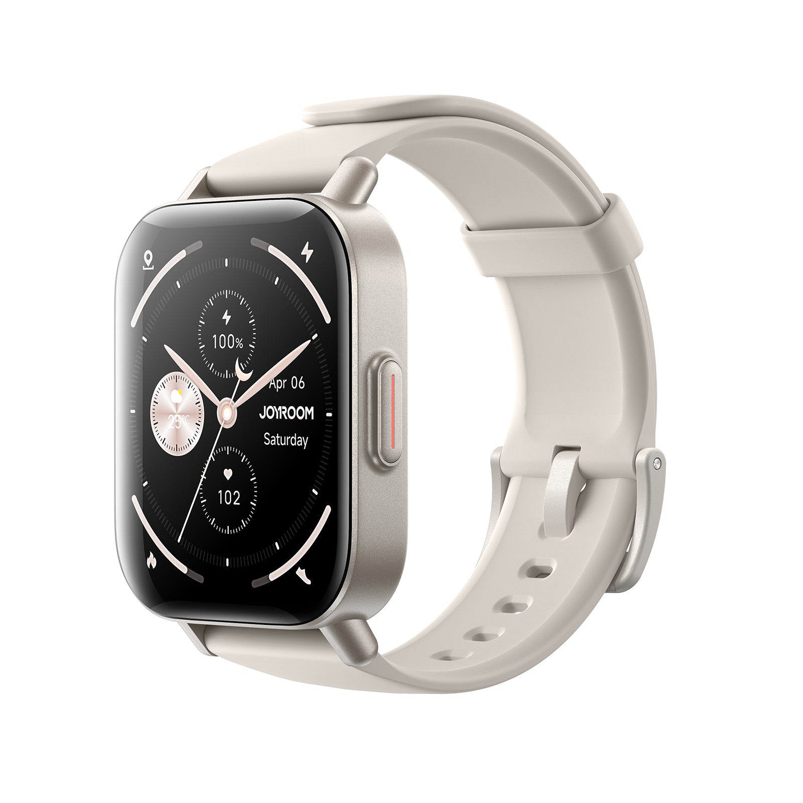 Waterproof Smartwatch with Bluetooth Calling and Touch Display in Gold