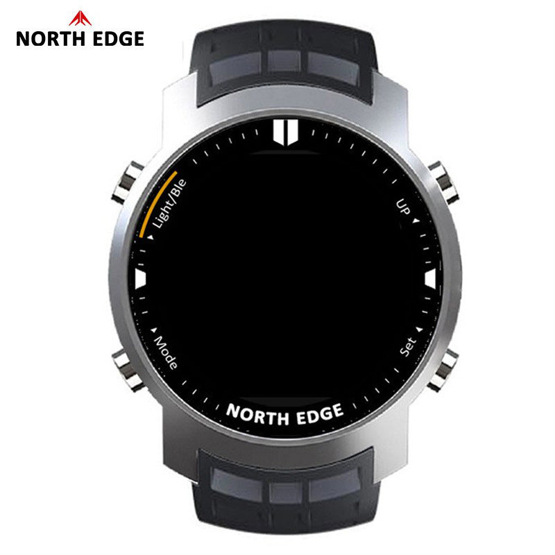 Smart Sports Metal Watch with Heart Rate and Bluetooth Tracking
