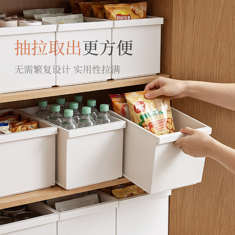 Right angle Stackable Japanese Cabinet Storage Box for Kitchen Organization