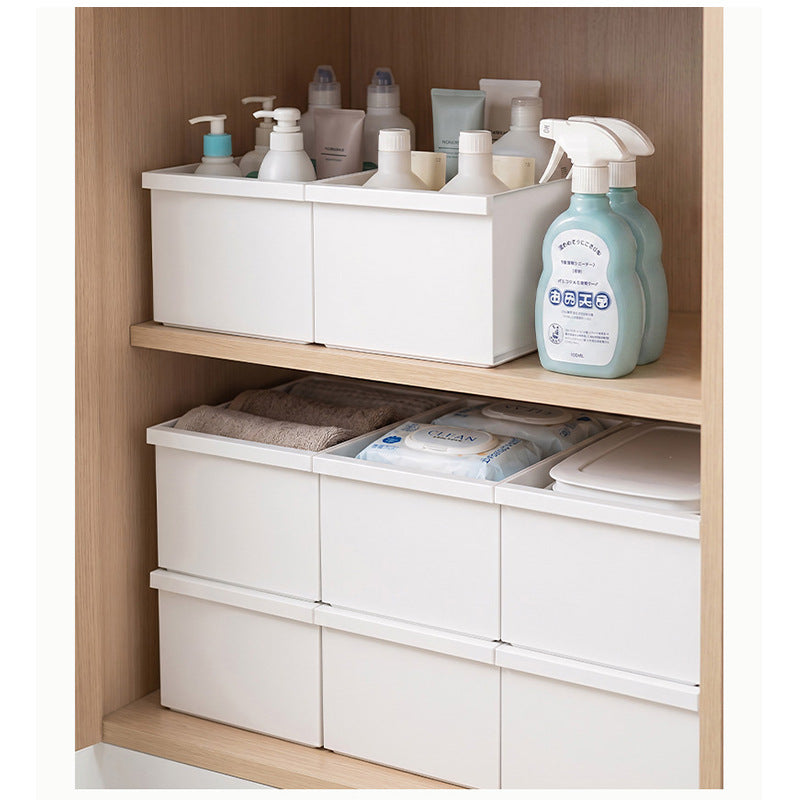 Stackable Japanese Cabinet Storage Box for Kitchen Organization