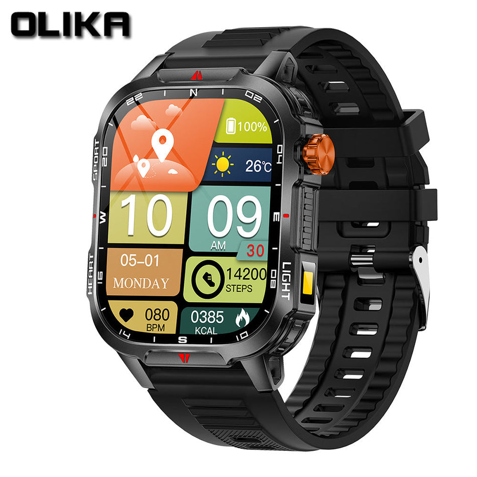 Outdoor Sports Smartwatch with Large Battery and Bluetooth