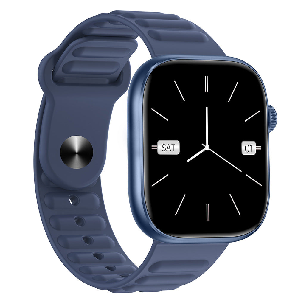 Bluetooth Calling Smartwatch with Dynamic Dial and Health Tracking in Black