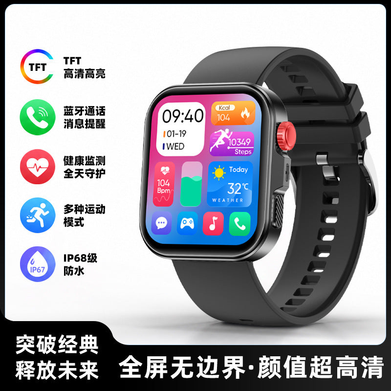 LC80 Smartwatch with Bluetooth Calling and Health Monitoring