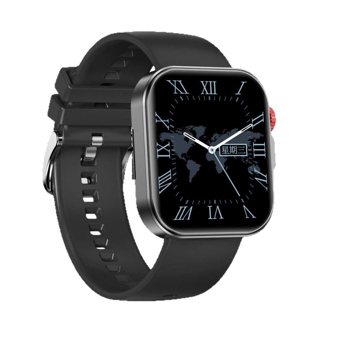 LC80 Smartwatch with Bluetooth Calling and Health Monitoring in Black