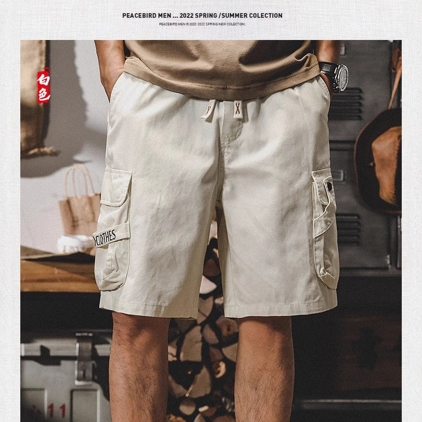 Men's Retro Cargo Shorts Loose Fit Casual Summer Workwear