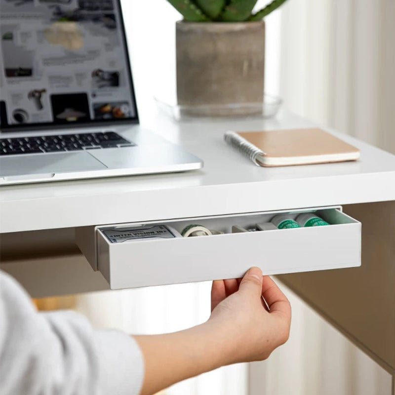 Under Desk Drawer Storage Box for Office Stationery Organizer