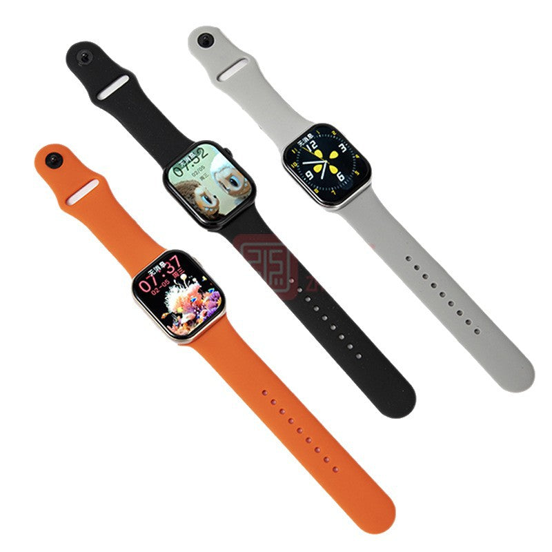 S12 Smartwatch with Health Monitoring and Bluetooth Connectivity in Black