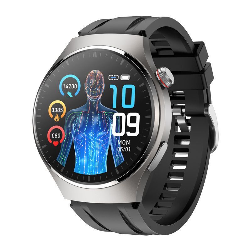 GT9 Pro Smartwatch with Non-Invasive Blood Sugar in Black