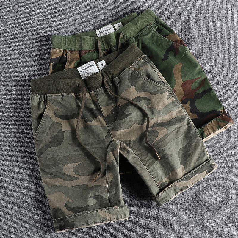 Men's Camouflage Shorts Straight Fit Casual Sports Wear