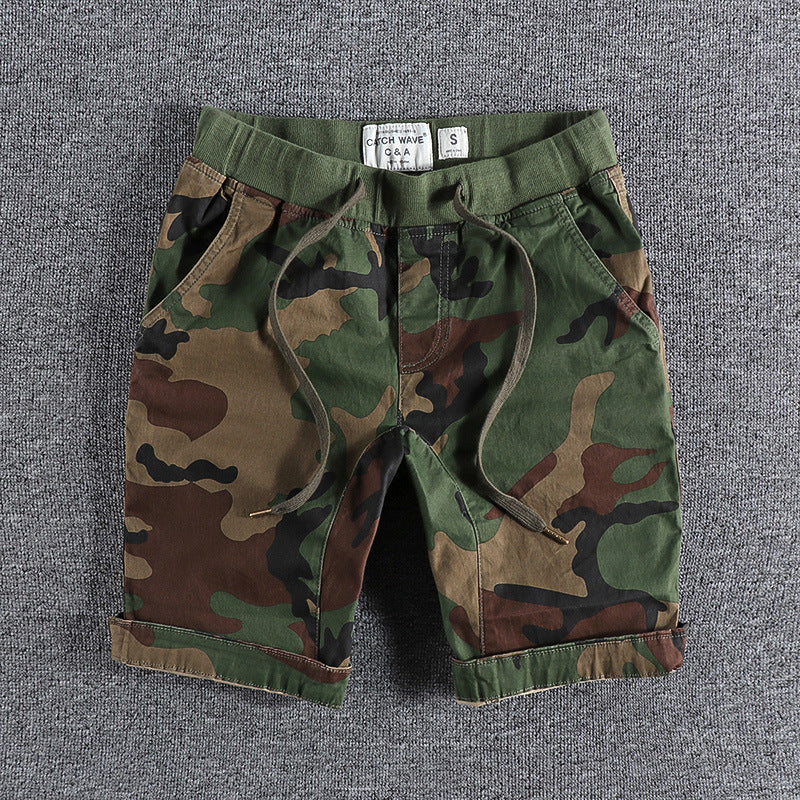 Men's Camouflage Shorts Straight Fit Casual Sports Wear