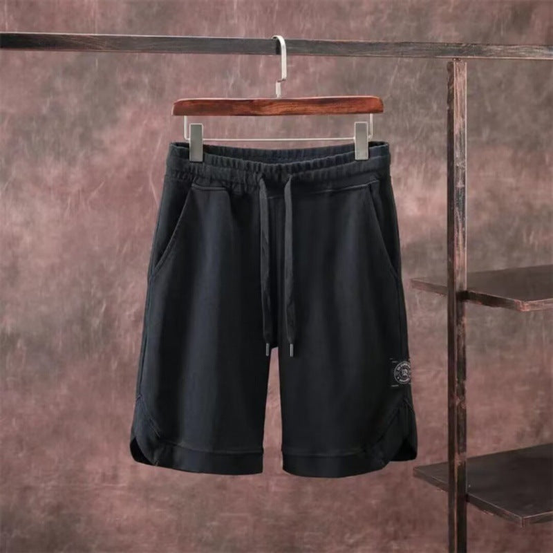 Men's Casual Summer Shorts Loose Straight Fit Korean Style
