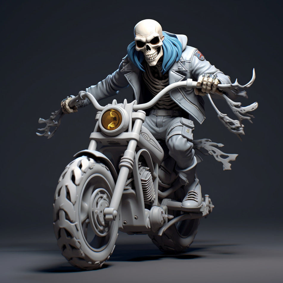 Resin Skeleton Figurine Halloween Christmas Decorative Ornament