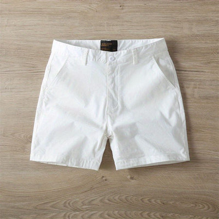 Men's Cotton Denim Shorts Stretch Fit Casual Summer Wear in Gray
