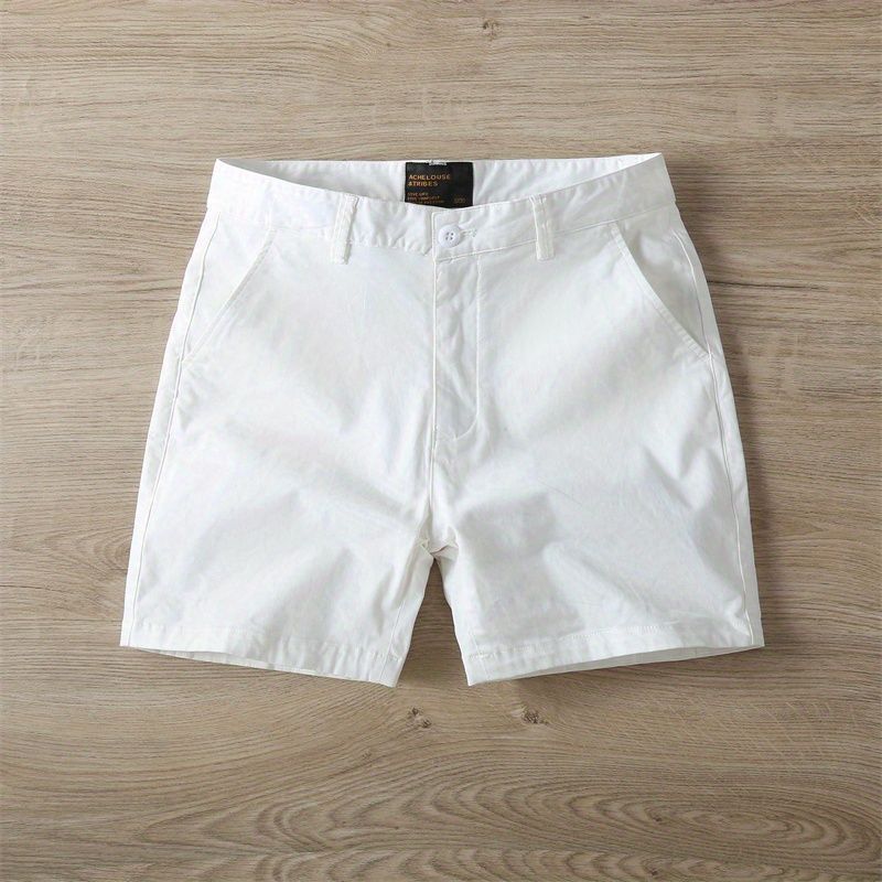 Men's Cotton Denim Shorts Stretch Fit Casual Summer Wear in Gray