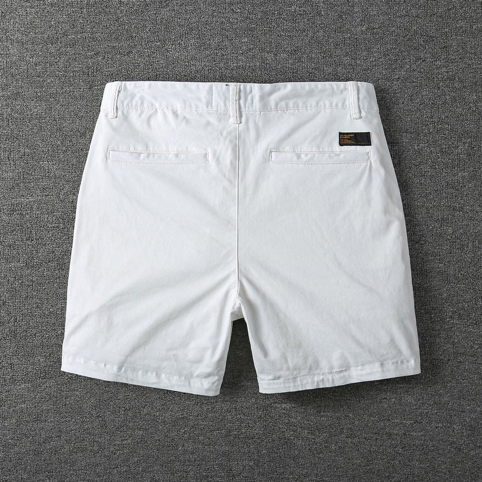 Men's Cotton Denim Shorts Stretch Fit Casual Summer Wear