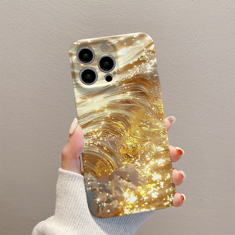 Lucky Gold-Inspired Protective Phone Case for iPhone Series
