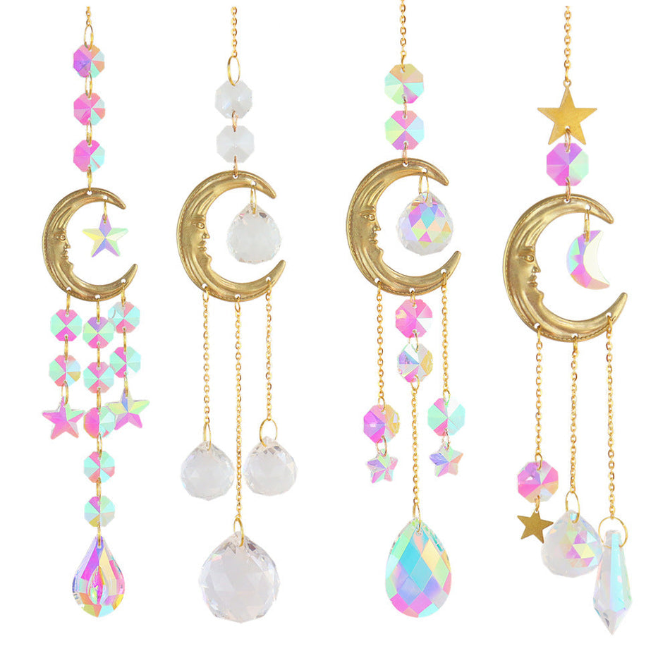 Crystal Ball Pendant Hanging Ornament for Car and Holiday Decor