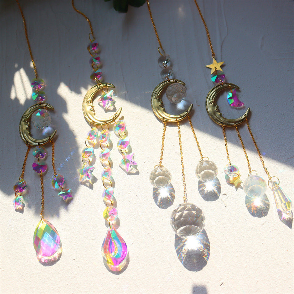 Crystal Ball Pendant Hanging Ornament for Car and Holiday Decor