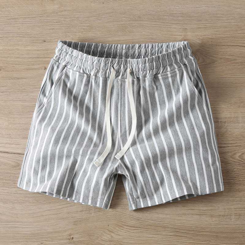 Men's Cotton Sports Shorts Lightweight Running Beach Wear in Black