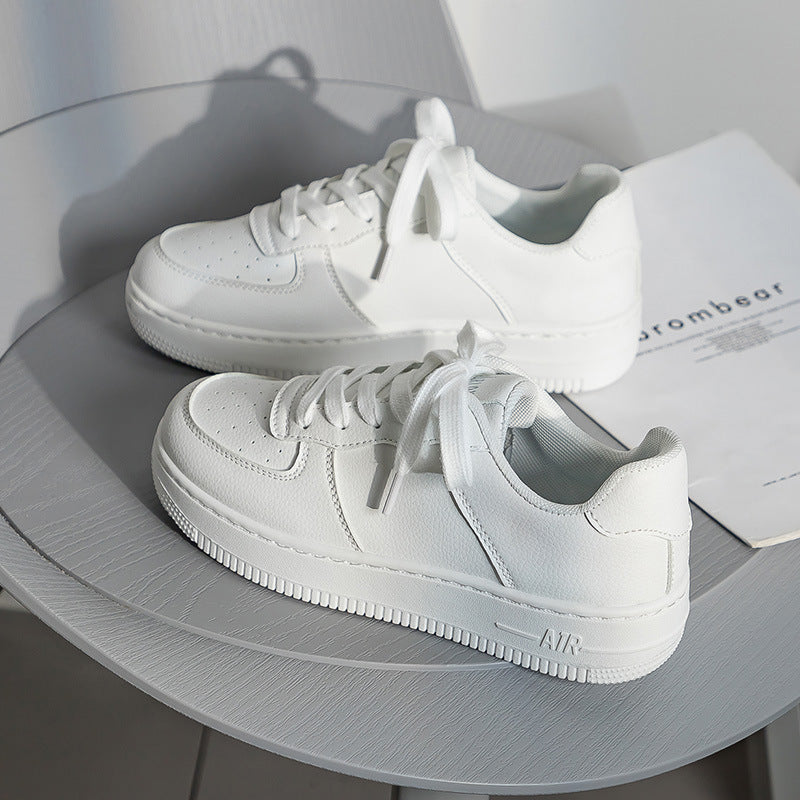 Classic White Casual Sneakers for Women and Men
