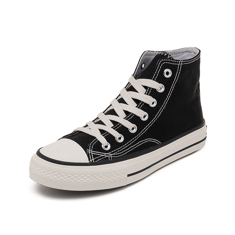 Unisex High-Top Canvas Sneakers Casual Street Style Shoes
