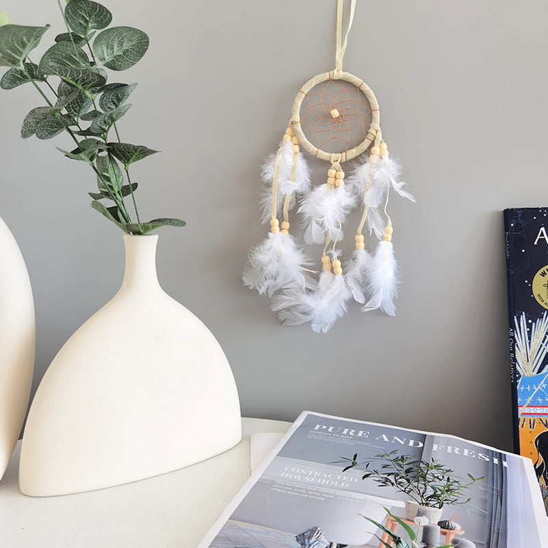 Feather Dreamcatcher Wall Hanging Boho Home Decor Gift