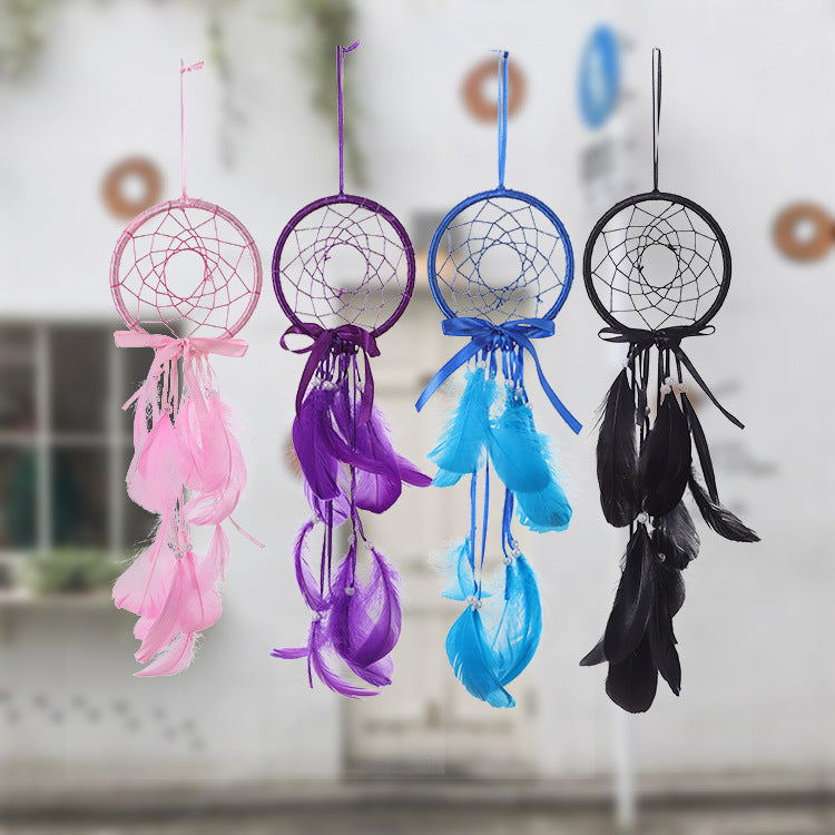 Boho Feather Dream Catcher Wall Hanging Home Decor