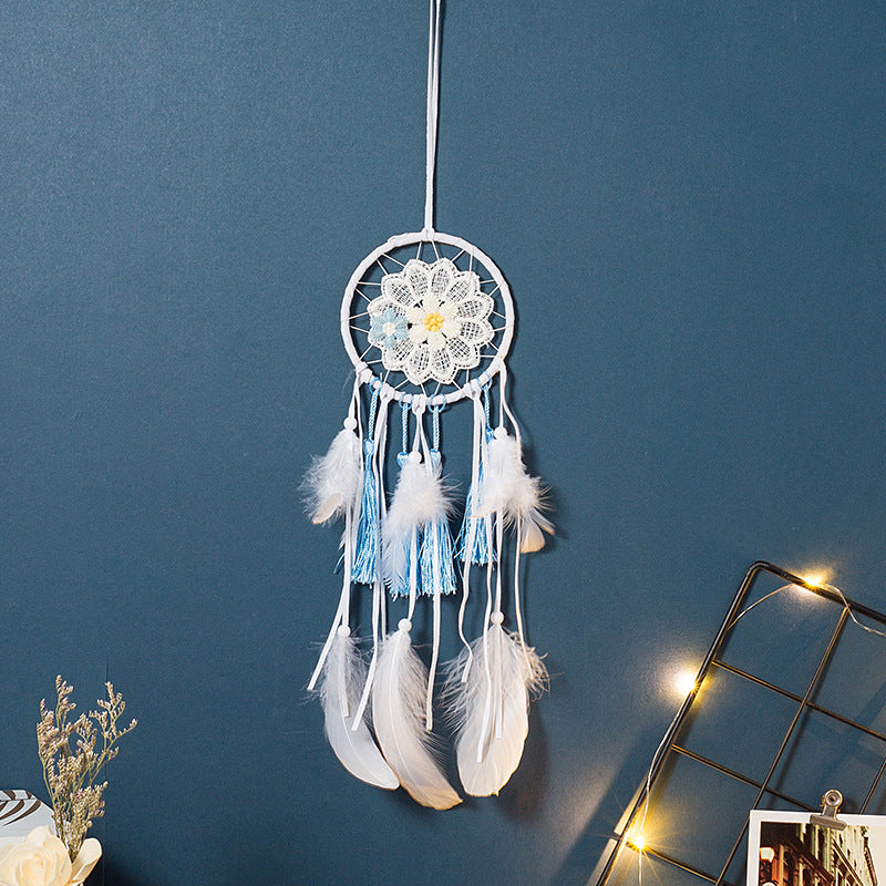 Feather Dream Catcher Wall Hanging Boho Home Decor