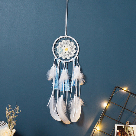 Feather Dream Catcher Wall Hanging Boho Home Decor