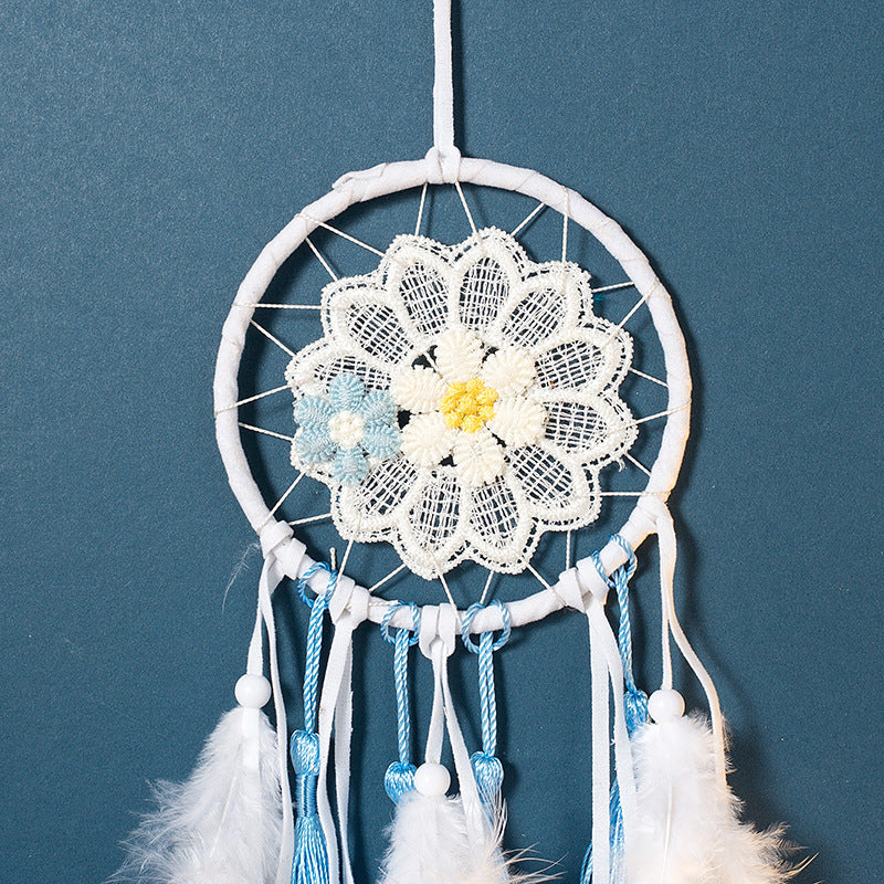 Feather Dream Catcher Wall Hanging Boho Home Decor