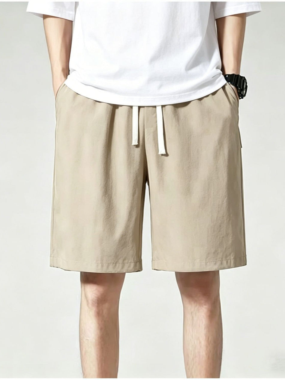 Men's Quick-Dry Ice Silk Shorts Loose Fit Summer Sports Wear