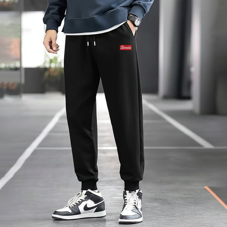 Men's Casual Jogger Pants Loose Fit Breathable Cropped Sweatpants