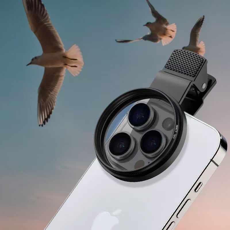 Mobile Phone Photography CPL Polarizer Lens Filter with Clip –