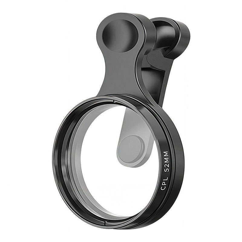 Mobile Phone Photography CPL Polarizer Lens Filter with Clip – 52mm HD Anti-Glare Camera Lens